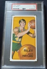 Pat Riley 1970 Topps RC PSA 5 Rookie Card Centered Beauty #13. rookie card picture