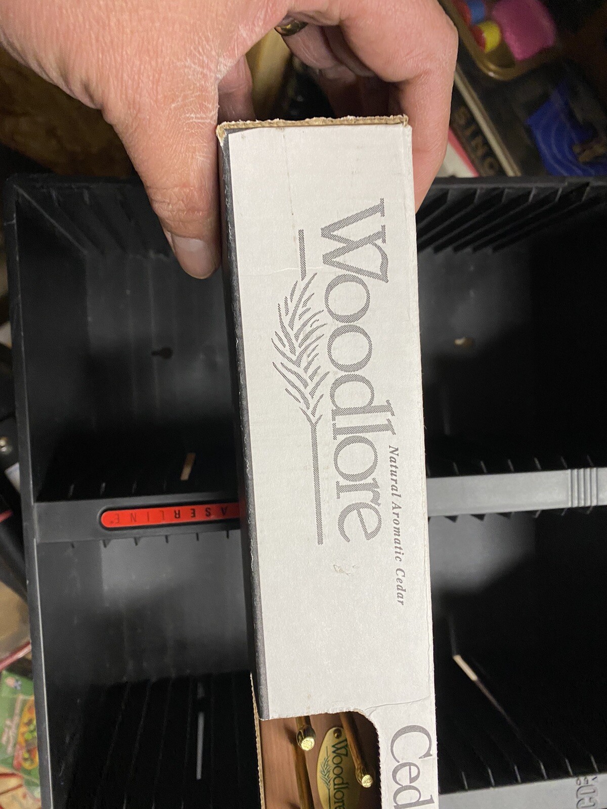 Woodlore Cedar Tie Rack up to 24 Ties New In Package. Never Used.