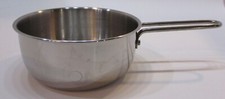 Vintage 1990's Melissa and Doug Small 5" dia Toy Stainless Steel Stockpot Pan