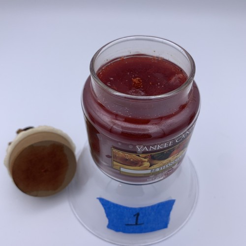 VTG Yankee Candle 3.7 Oz + Boyds Bear Lid Christmas Food/Spice RARE Buyer Choice - Afbeelding 5 van 11