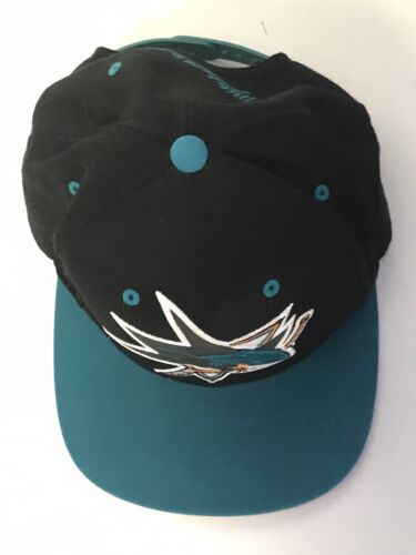 Mitchell & Ness San Jose Sharks Team 2 Tone 2.0 Adjustable Snapback Hat Cap - Picture 2 of 6