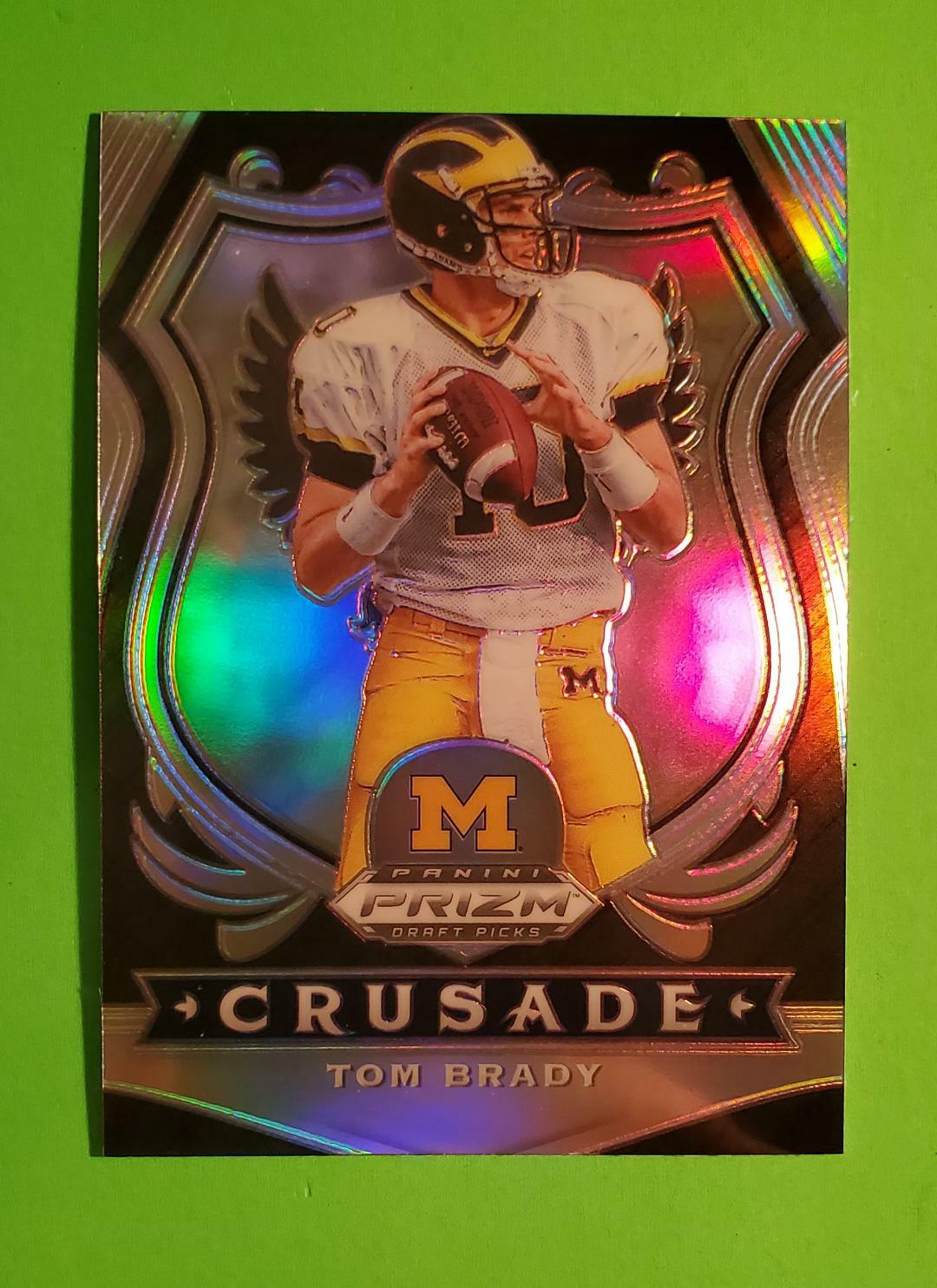 2020 Panini Prizm Draft Picks Silver Prizm #100 Tom Brady GOAT-REFRACTOR TYPE