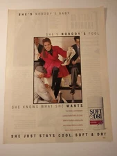 Soft and Dri Super Solid Scented Nobodys Fool Vintage 1990s Print Ad