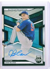 2023 Panini Elite Extra Edition JAKE BLOSS Astros AUTO Autograph RC Rookie