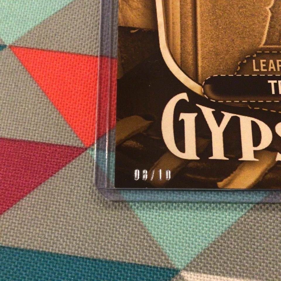 Mike Trout #GS-1 Angels 08/10 made 2016 Topps Gypsy Queen Glove Stories Gold 5x7 - Image 2 of 3