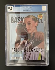 PAIGE BUECKERS ROOKIE BECKETT MAG 2025 DALLAS WINGS COVER CGC 9.6 POP 2