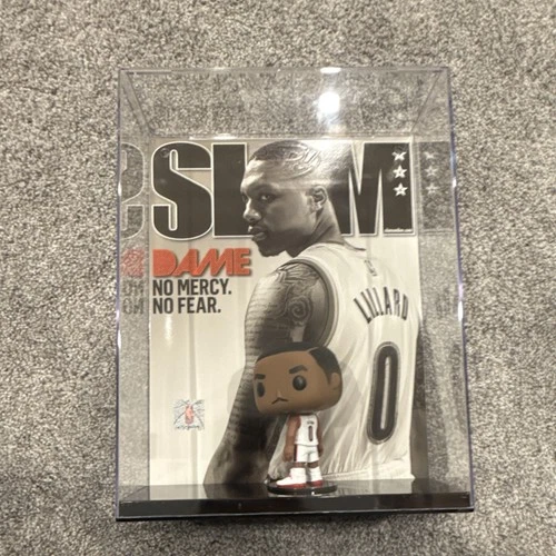 Funko Pop! Slam Cover Damian Lillard NBA Vinyl Figure with Case & Magazine Cover