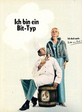 3w26031/ Reklame / Werbung aus 1969 &ndash; Bitburger Pils