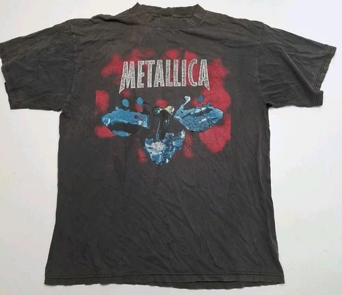 90s Metallica Reload Concert XL Tour T-Shirt Giant T 1990s vintage concert t-shirt, vintage, size XL, single stitch, B+ condition