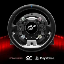 Thrustmaster T-GT II Steering Wheel + Bottom Bracket 4160823 Black, Satin Steel USB Steering
