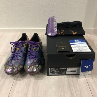 MIZUNO Alpha2 Fußballschuhe 26,5 cm Limited Edition Zero Glide Schnürsenkel