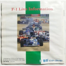 F-1 Live Information GS-9035 Sega Saturn Game