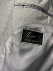 Zegato Men's Gray Plaid 2-Piece Suit 44R 36W 30I Classic Fit 2-Button — photo 2
