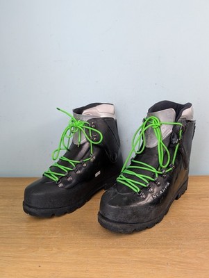 Scarpa Vega Herren Bergschuhe Schwarz UK 11,5 EU 46 - Made In Italy.