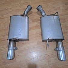 2005 - 09 Ford Mustang Gt Right Muffler Set F1-7849-l F1-7849-l Stainless Tips