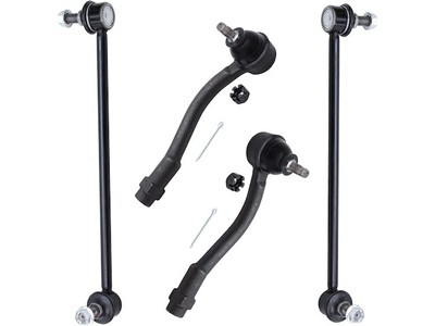 Kia Rio Tire Rods Front Tie Rod and Sway Bar Link Kit For 2006-2011 Kia Rio 2007 2008 ...