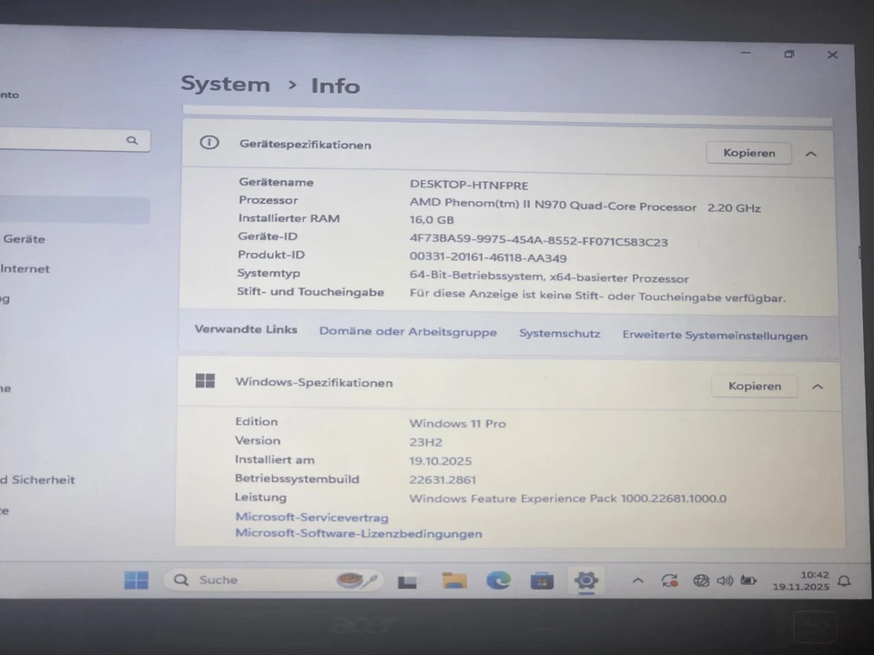 Notebook Acer 17,3 zoll Windows - Bild 2 von 4