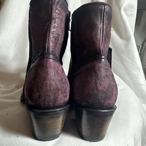 Botas informales Ferrini Stacey punta redonda con cremallera para mujer talla 8,5 B - Imagen 6 de 9