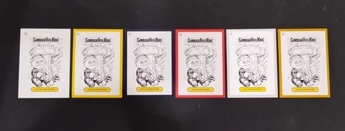 6 x Garbage Pail Kids Adam Bomb JOHN POUND 2019 Topps Limited Set #5/50 5/100..