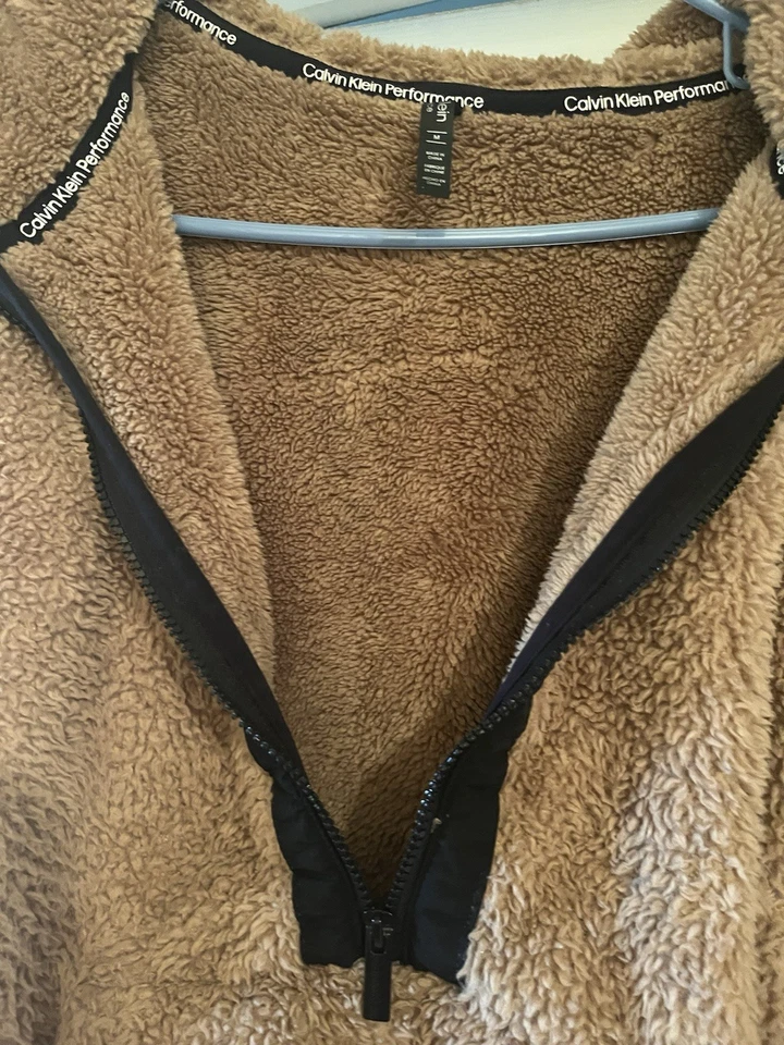 Abrigo chaqueta de piel sintética para mujer Calvin Klein Performance Foto 3 de 4