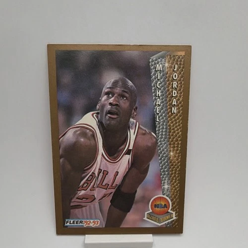 Fleer 1992-93 Michael Jordan NBA Award Winner Insert #246 Chicago Bulls Card