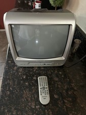 Magnavox CD130MW8 13" CRT TV/DVD Combo W/ Remote Retro Gaming Television Working