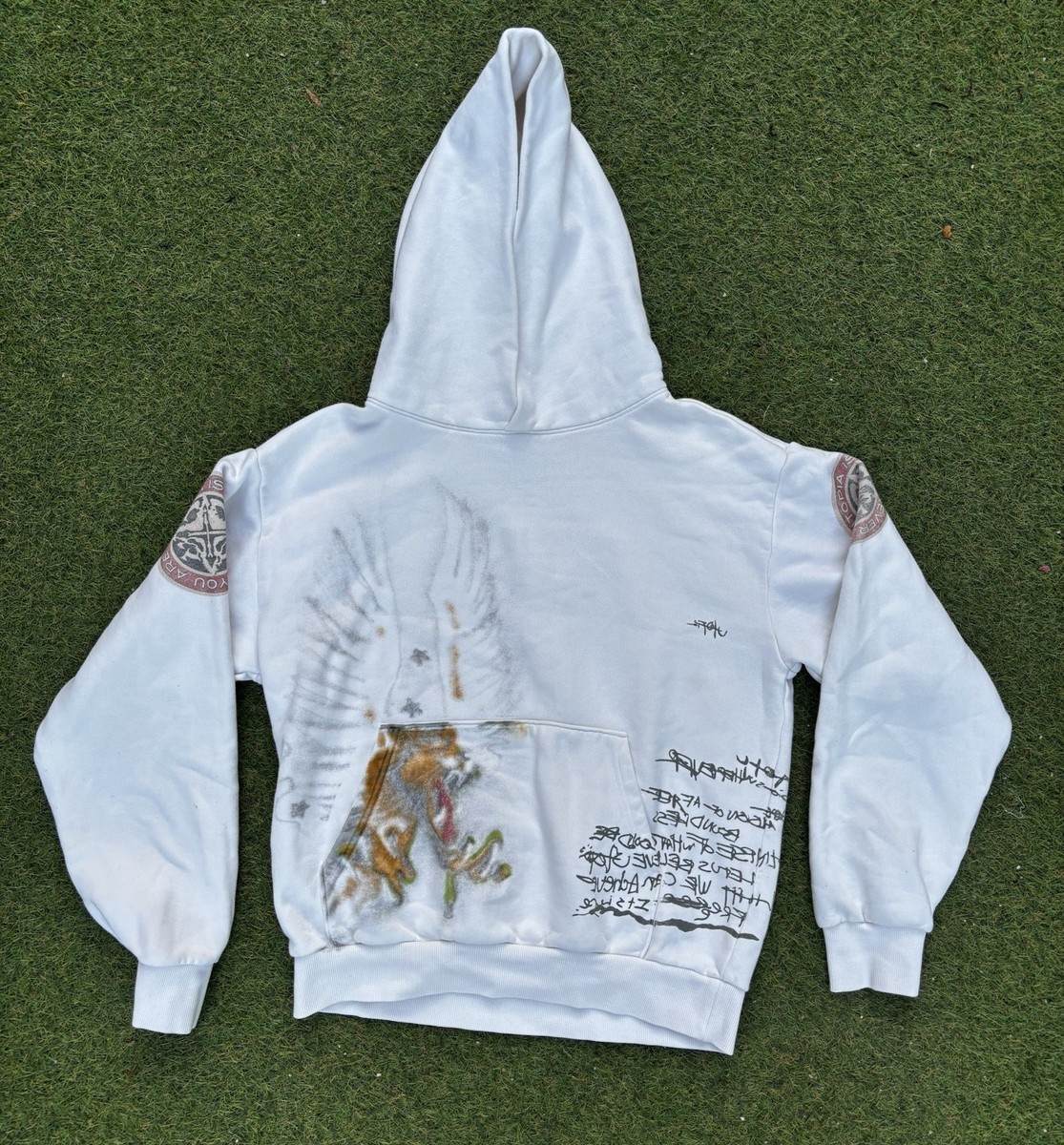 Travis Scott Tour 23 UTOPIA Circus Maximus Hoodie Men Medium White