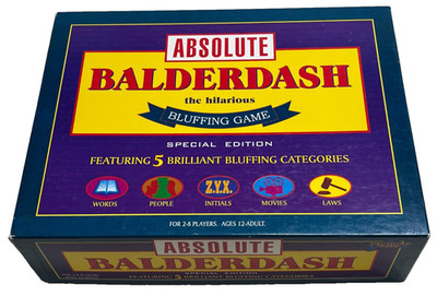 ABSOLUTES BALDERDASH-SPIEL: Sonderedition von Drumond Park in sehr gutem Zustand (KOSTENLOSER UK-VERSAND)