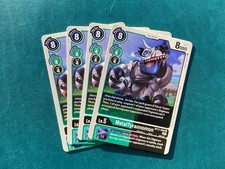 MetalTyrannomon BT11-055 Playset Dimensional Phase Digimon Card Game x4