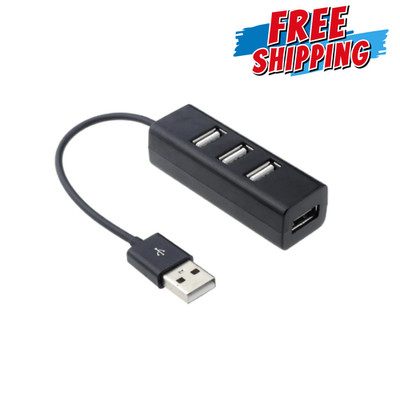 Mini USB Hub Extensions 4 Port USB Hub Expander Ultra Slim USB Adapter Station