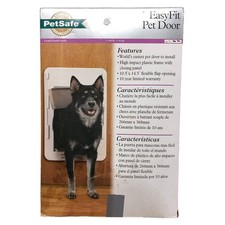Petsafe EasyFit Pet Door Large 10.5"x15.4" High Impact Plastic Frame World s