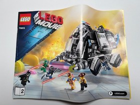 LEGO 70815 The LEGO Movie: Super Secret Police Dropship 100% Complete w/ Manuals
