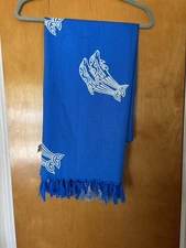 Sarong - beautiful blue color can be used as sarong or halter 43”Wx74”L