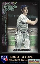 2015 Topps Update Whatever Works Joe DiMaggio #WW-7 New York Yankees