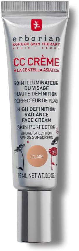 Erborian CC Cream with Centella Asiatica – Lightweight Skin Perfector Clair