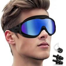 Polarized Swim Goggles, Anti UV Fog Swimming Goggles for Adult, Unisex No L...