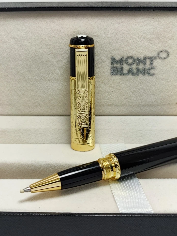 Montblanc Masters of Art Gustav Klimt Limited Edition Ballpoint Pen Black Ink - Image 2 of 4