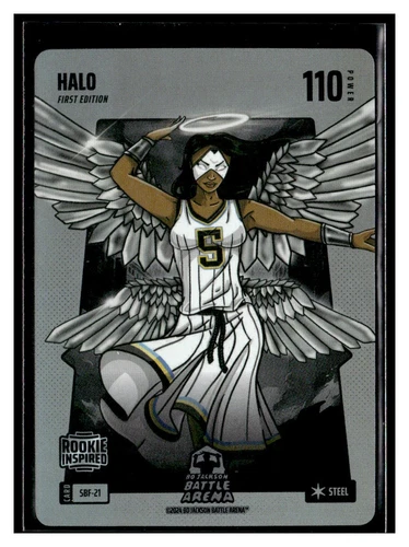 Bo Jackson Battle Arena Alpha #SBF-21 Halo Angel Reece Silver Steel RC