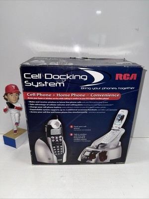 RCA 23200RE3 2.4 Cordless Phone CID SPEAKER IN HANDSET & DECK  CELL PHONE