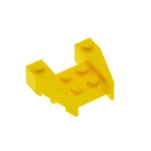 1x Lego Slant Brick 6x4 Yellow with Notches Star Wars Set 7877 75092 4264028 50373