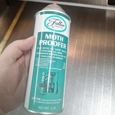 Fuller Brush Co Moth Proofer Vintage Spray Can 1/4 Full Sprays Good USA