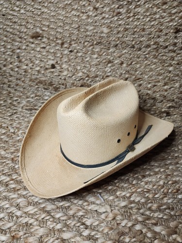 Bailey U-Rollit Cowboy Western Straw Hat Conforma Brim Size 7