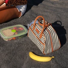 Insulated Lunch Bag Reusable Tote Bag for Women Men Kids Cooler School Picnic