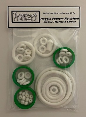 Haggis Fathom Revisited Classic / Mermaid Pinball Machine Rubber Ring Kit