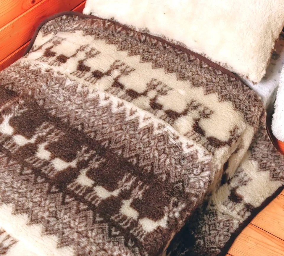 Kids Wool Blanket 40x60" – 100% Natural Sheep Wool, Hypoallergenic Baby Throw - Image 4 of 4