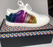 Kurt Geiger London Mini Lane Strip Tennis Shoes Sneakers Girls Size US 3M - NIB