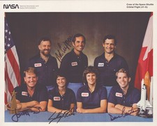 SALLY K. RIDE - AUTOGRAPHED SIGNED PHOTOGRAPH WITH CO-SIGNERS