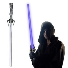 Light Up 2-in-1 LED Dual Light Sword W/ Sound 7 Color Changing Lightsaber Kid