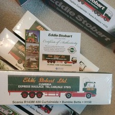 Atlas Editions- Eddie Stobart  Scania R143M 420 Curtainside H158 Bumble Bette