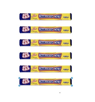 Vanilla Charleston Chew Candy(6 Pack) 4oz Each